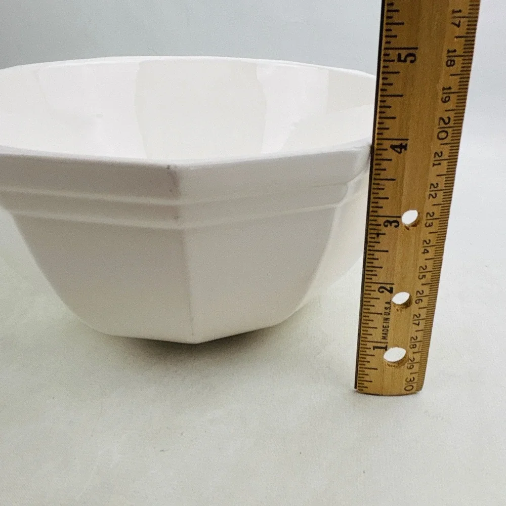 Pfaltzgraff Heritage White 1.5 Qt Mixing Bowl 458 Stoneware 8